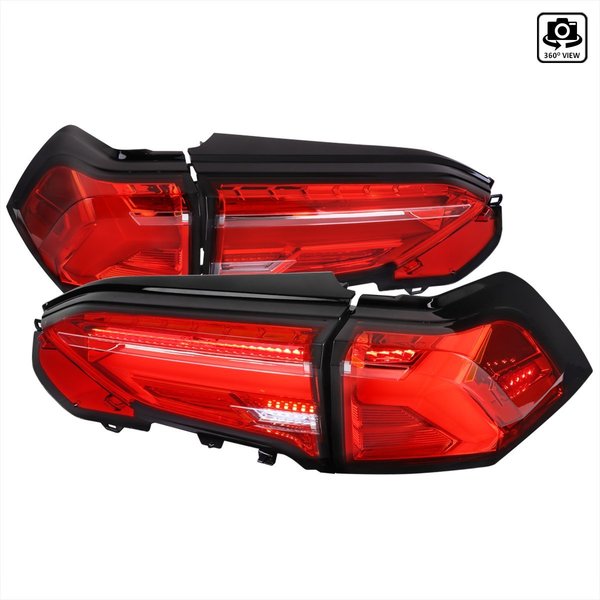 Spec-D Tuning LED TAIL LIGHTS WITH SEQUENTIAL TURN SIGNAL, 2PK LT-RAV419RLED-SQ-TM